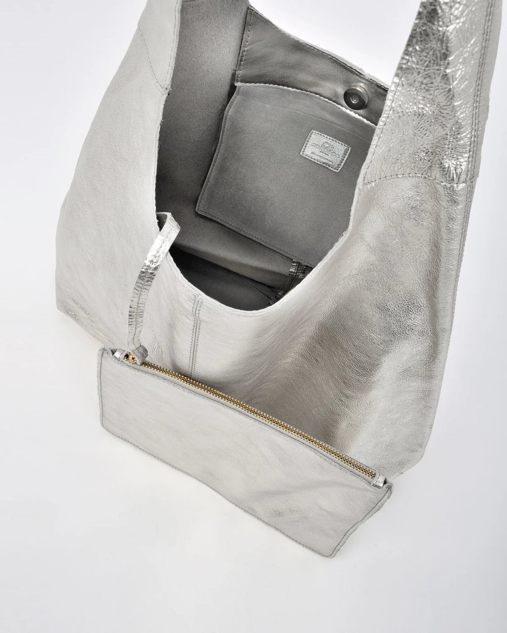 LYNX METALLIC LEATHER BAG
