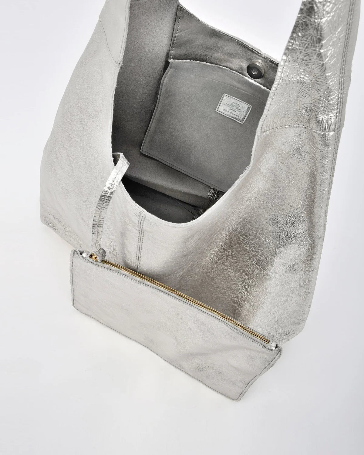 LYNX METALLIC LEATHER BAG
