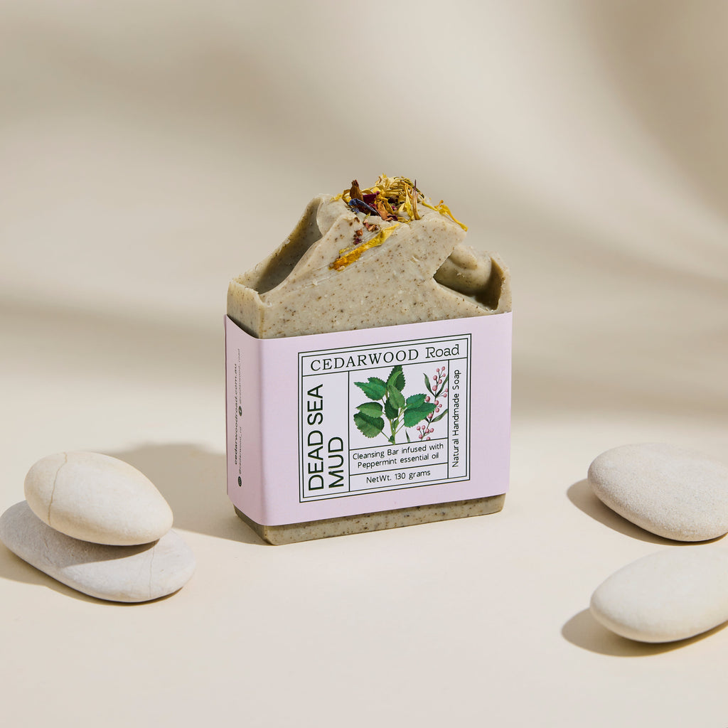 Cedarwood Road Dead Sea Mud Soap with Peppermint