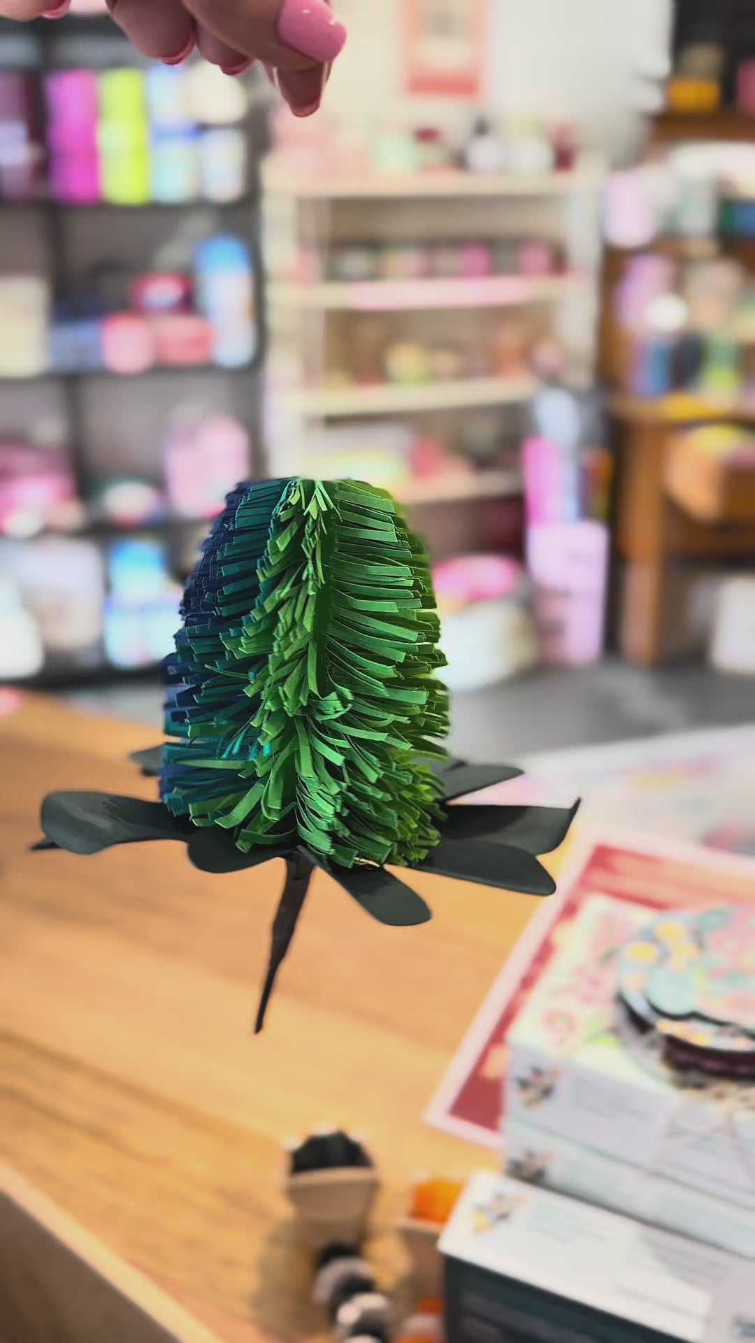 Handmade Paper Banksia Ornament