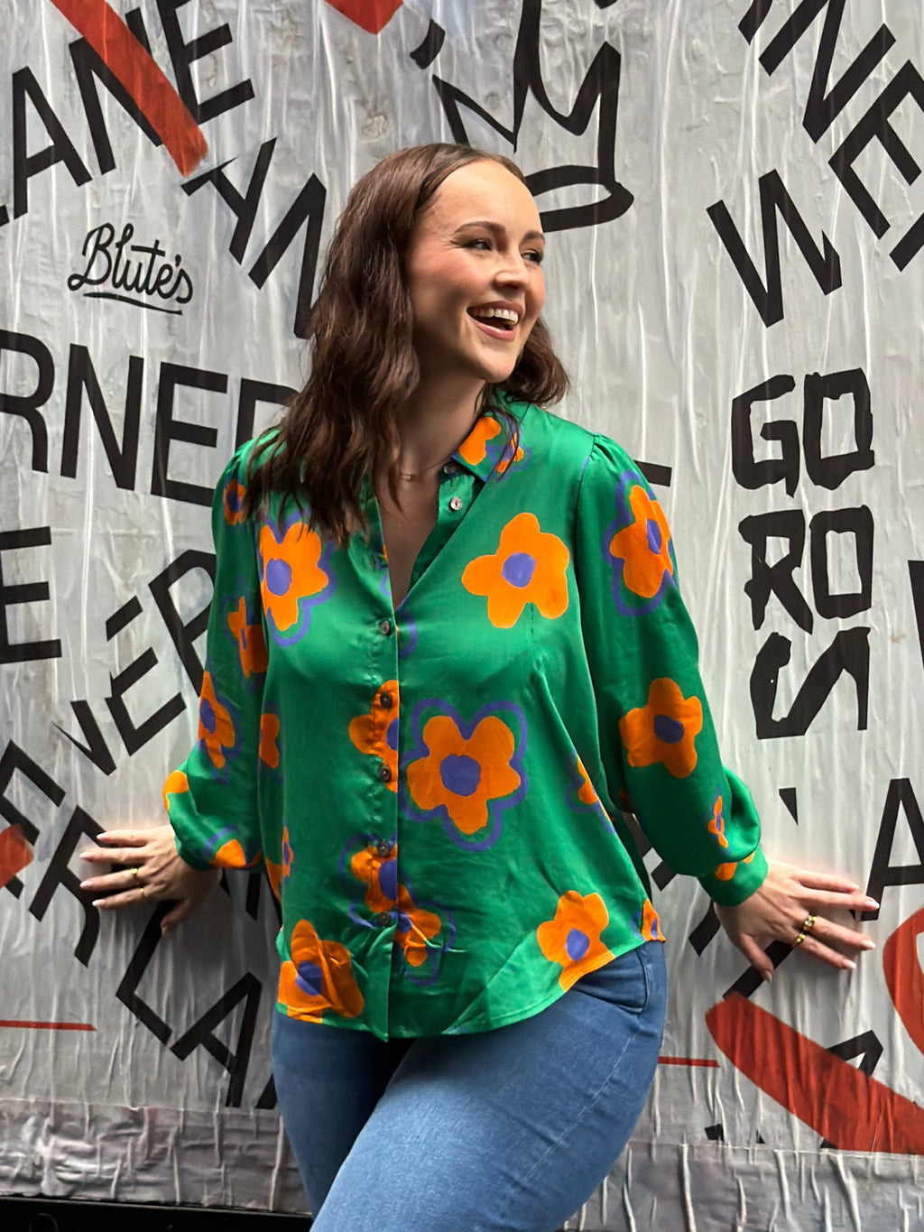 Alex Shirt in Floral Zebra
