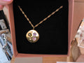 Multistone Disc Necklace