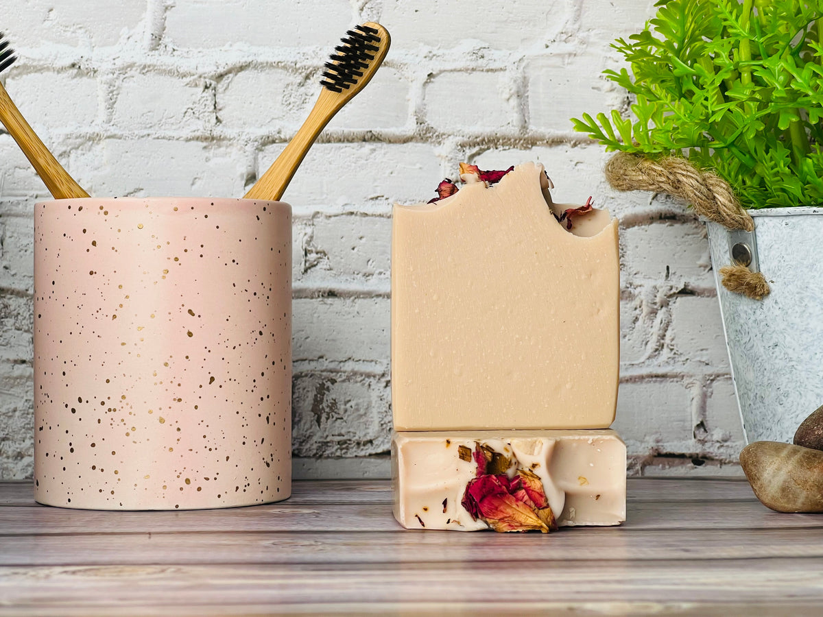 Cedarwood Road Australian Pink Clay Soap with Rose Geranium