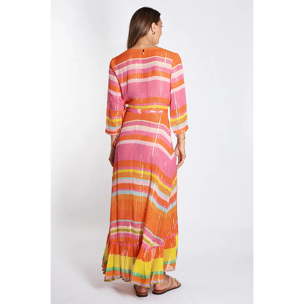 RIVIERA WRAP DRESS RED - RUBY YAYA - Hello Annie Parkdale