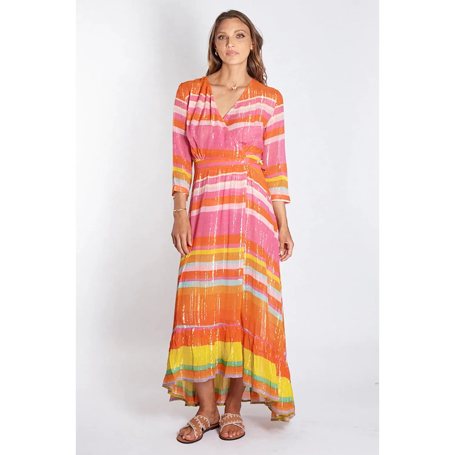 RIVIERA WRAP DRESS RED - RUBY YAYA - Hello Annie Parkdale