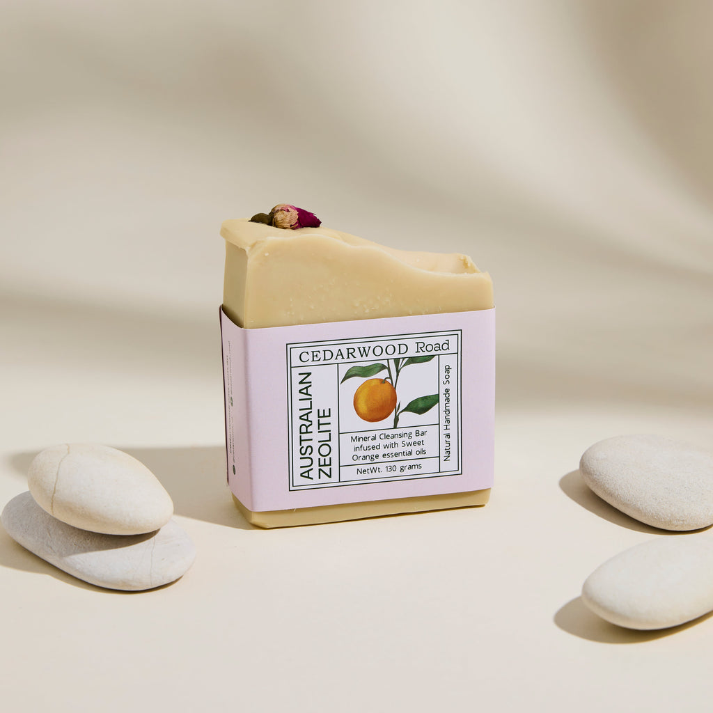 Cedarwood Road Australian Zeolite Soap with Sweet Orange