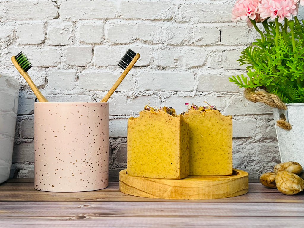 Cedarwood Road Sri Lankan Turmeric Soap with Mandarin