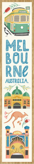 Melbourne Wooden Bookmark