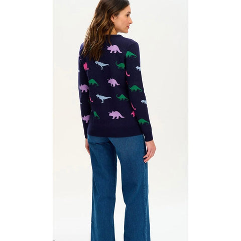 LIZZIE KNITTED NAVY JUMPER - SUGARHILL BRIGHTON - Hello Annie Parkdale