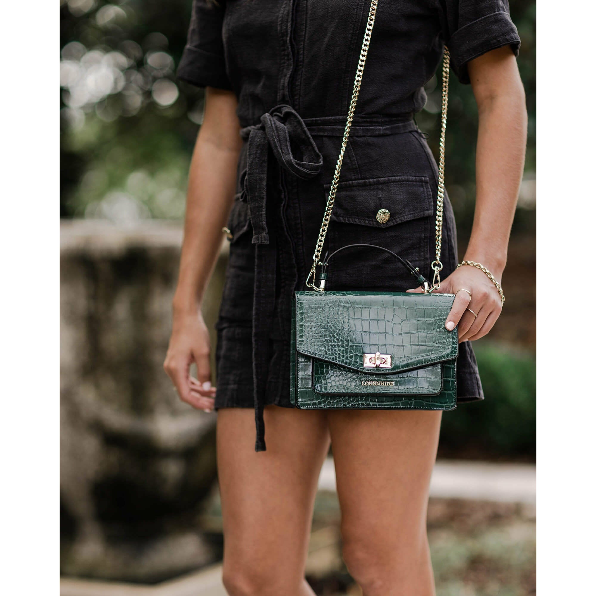 AMELIA RECYCLED TOP HANDLE BAG - LOUENHIDE - Hello Annie