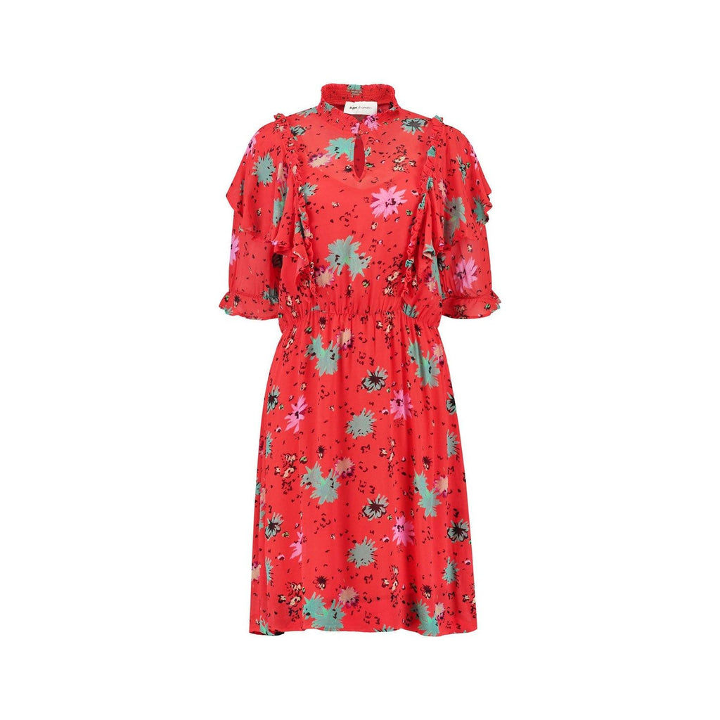 FLOWER CONFETTI POPPY RED DRESS - POM AMSTERDAM - Hello Annie
