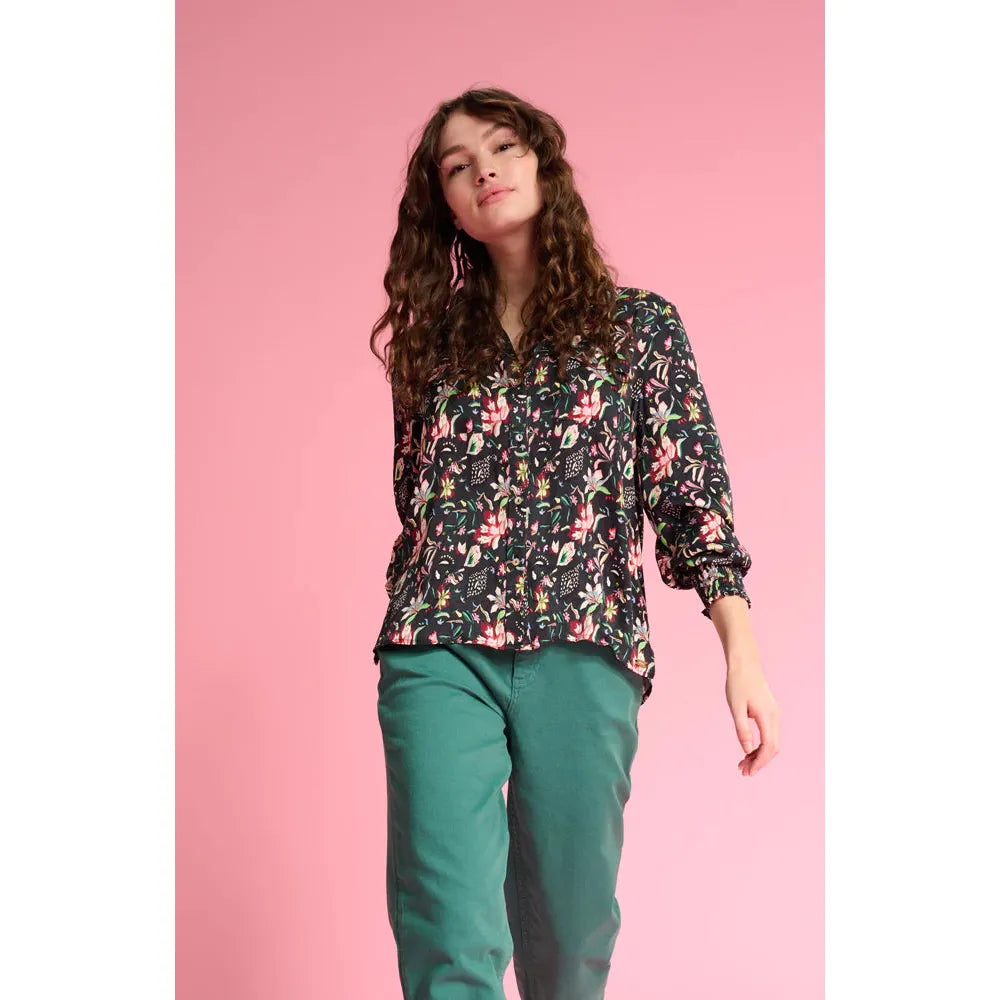 MILLY FLOWER BLAZE BLOUSE - POM AMSTERDAM - Hello Annie Parkdale