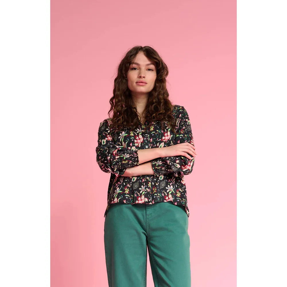 MILLY FLOWER BLAZE BLOUSE - POM AMSTERDAM - Hello Annie Parkdale