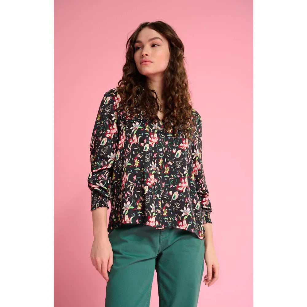 MILLY FLOWER BLAZE BLOUSE - POM AMSTERDAM - Hello Annie Parkdale