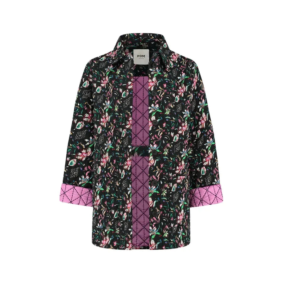 FLOWER BLAZE ANTHRACITE JACKET - POM AMSTERDAM - Hello Annie Parkdale