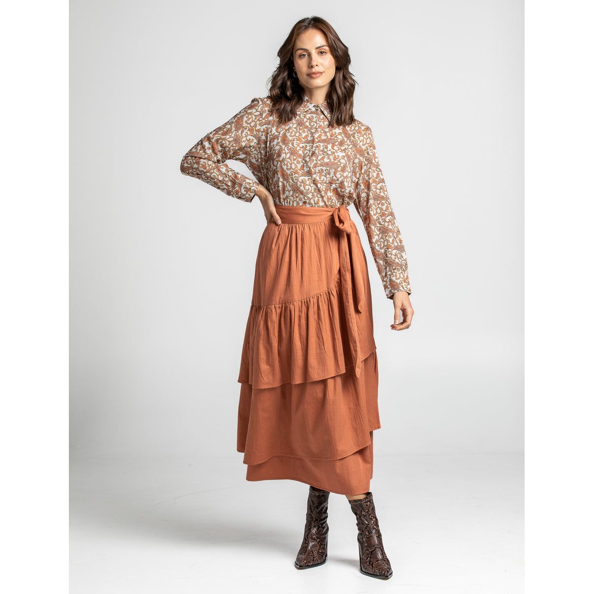 ELIO WRAP SKIRT - BOOM SHANKAR - Hello Annie Parkdale