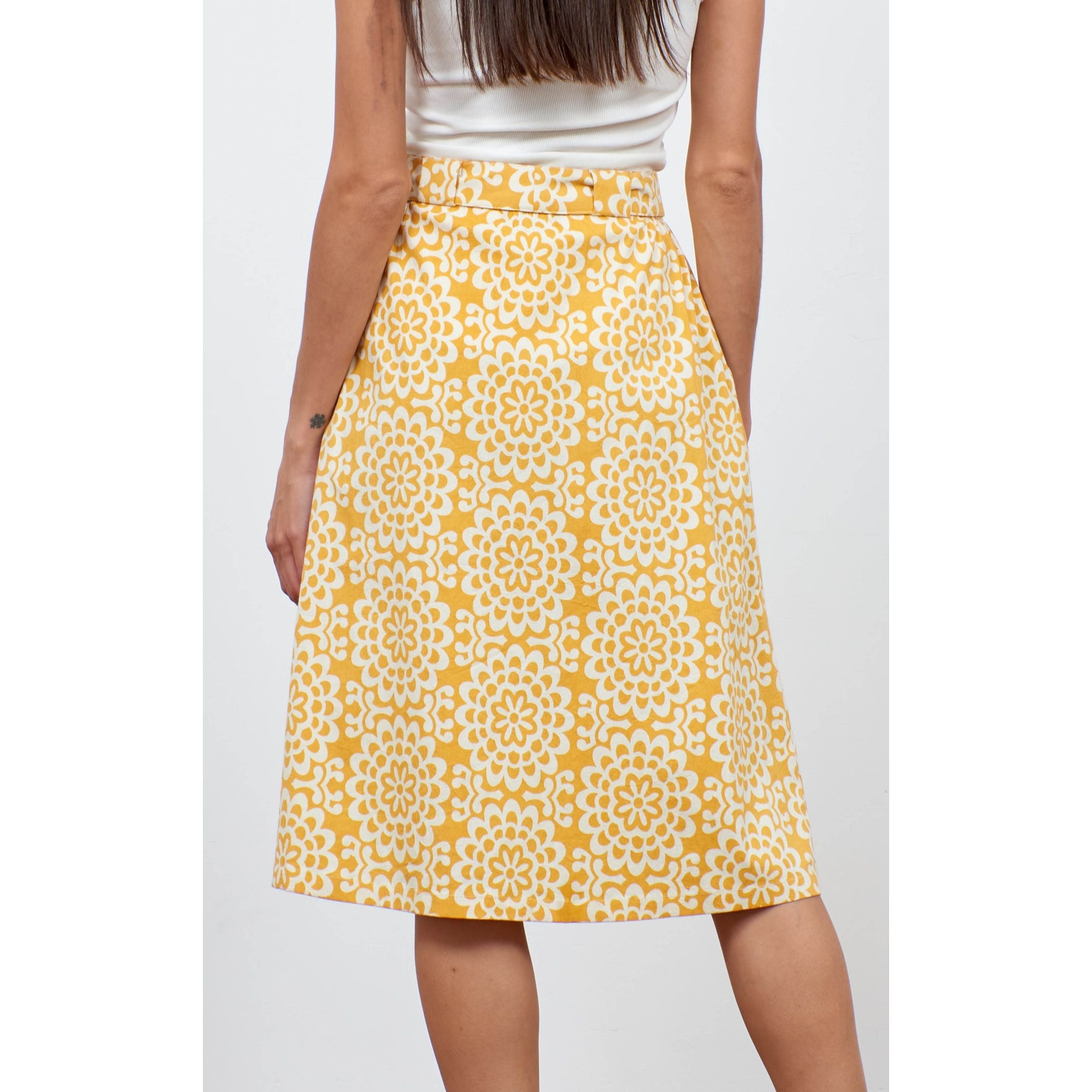 MAISIE SUNFLOWER SKIRT - PRETTY VACANT - Hello Annie